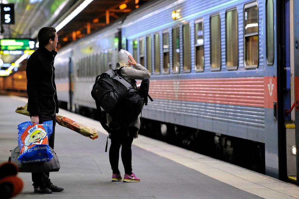 
Tågen står under morgonen still på flera platser i Sverige. Foto: Anders Wiklund /TT-arkivbild                                            