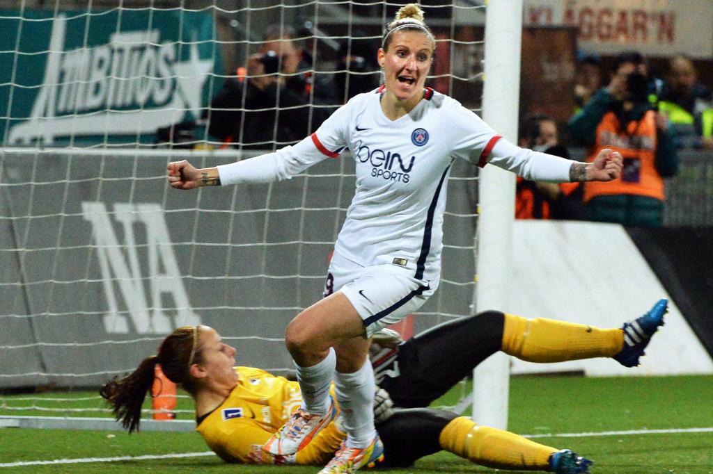 Anja Mittag, som sedan tiden i Rosengård spelat för Paris Saint-Germain och Wolfsburg, återvänder nu till klubben. Arkivbild. Foto:
Conny Sillén/TT