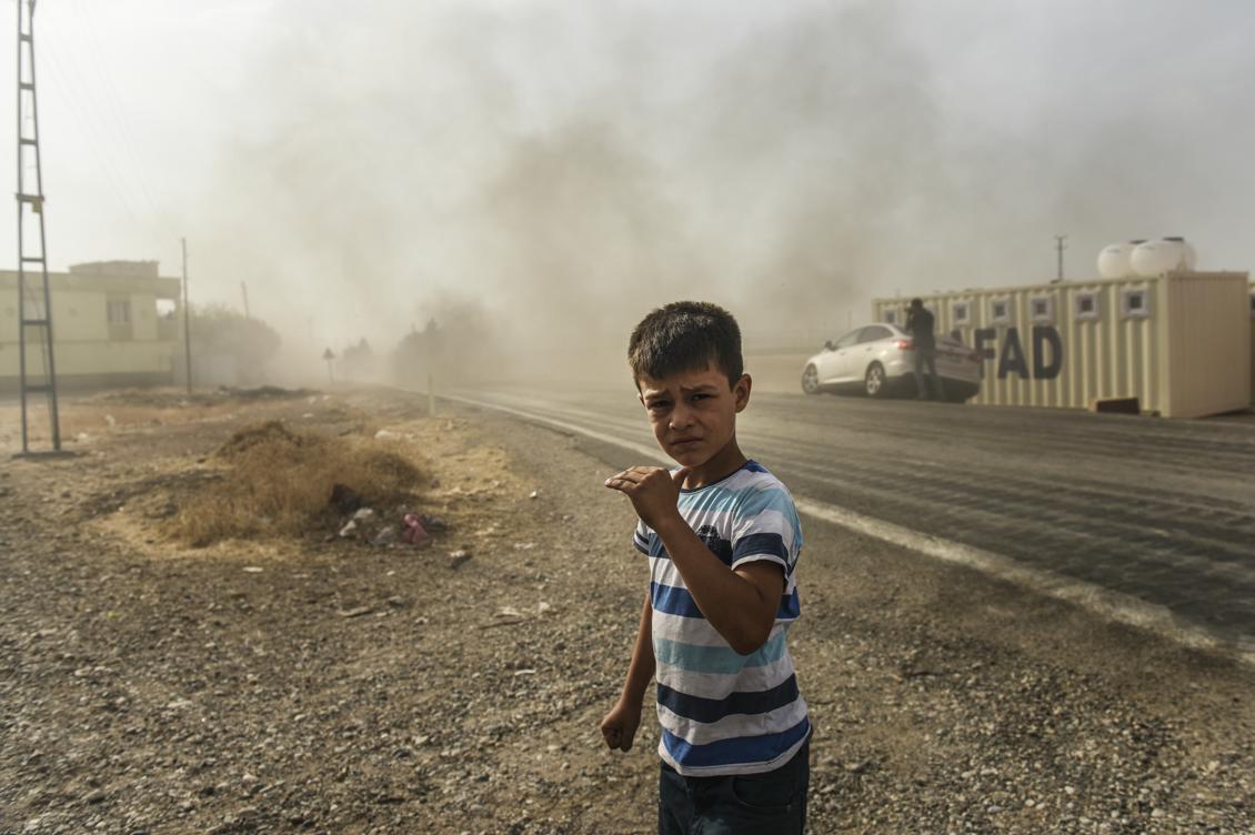 
Fler än 250 barn dödades i eller i närheten av skolor i Syrien. Enligt Unicef kan en av tre skolor inte användas då de förstörts, skadats, eller använts som skyddsrum eller av militären. Foto: Khudr Al-Issa/Unicef/AP/TT                                            