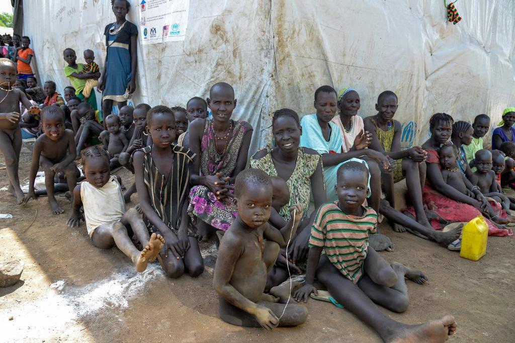 I Sydsudan råder hungersnöd, och många har utblottade tvingats lämna sina hem. Arkivbild. Foto: Mattias Areskog/TT