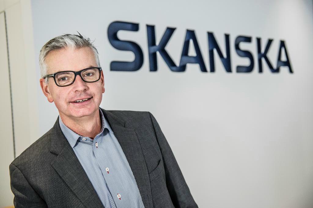 
Skanskas vd Johan Karlström kan räkna hem ännu en amerikansk miljardorder. Foto: Tomas Oneborg/SvD/TT-arkivbild                                            