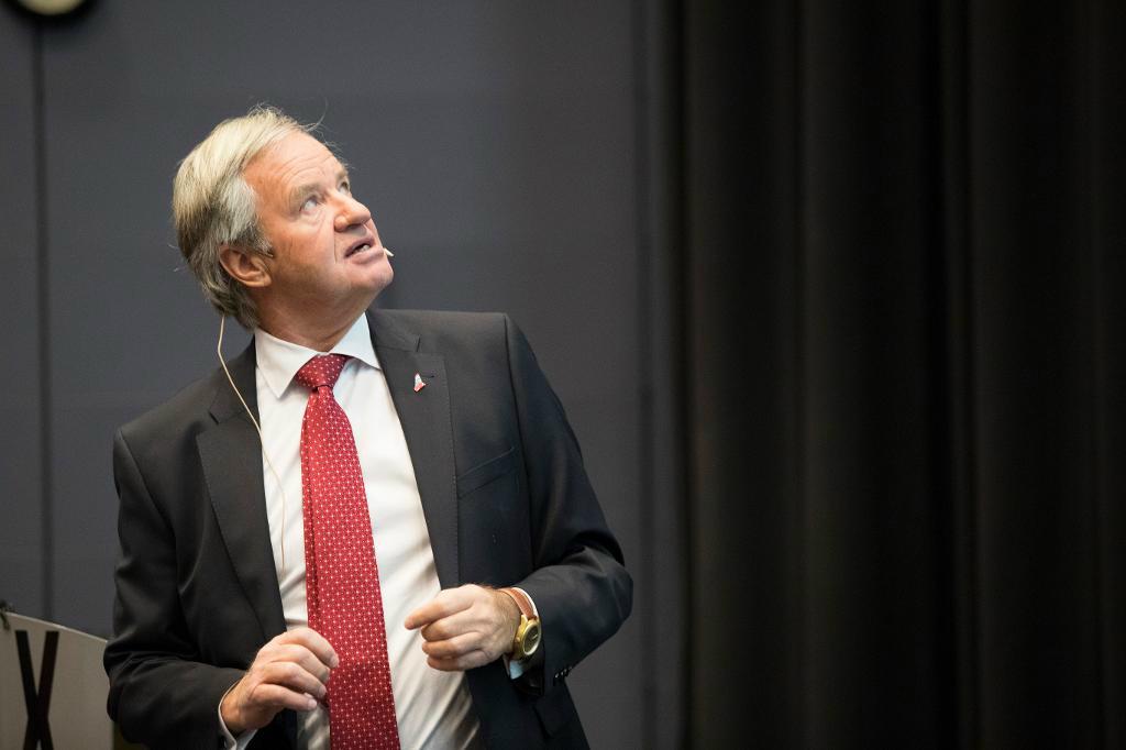 
Norwegians vd Bjørn Kjos levererar en brakförlust för första kvartalet. Foto: Terje Bendiksby/NTB/TT-arkivbild                                            