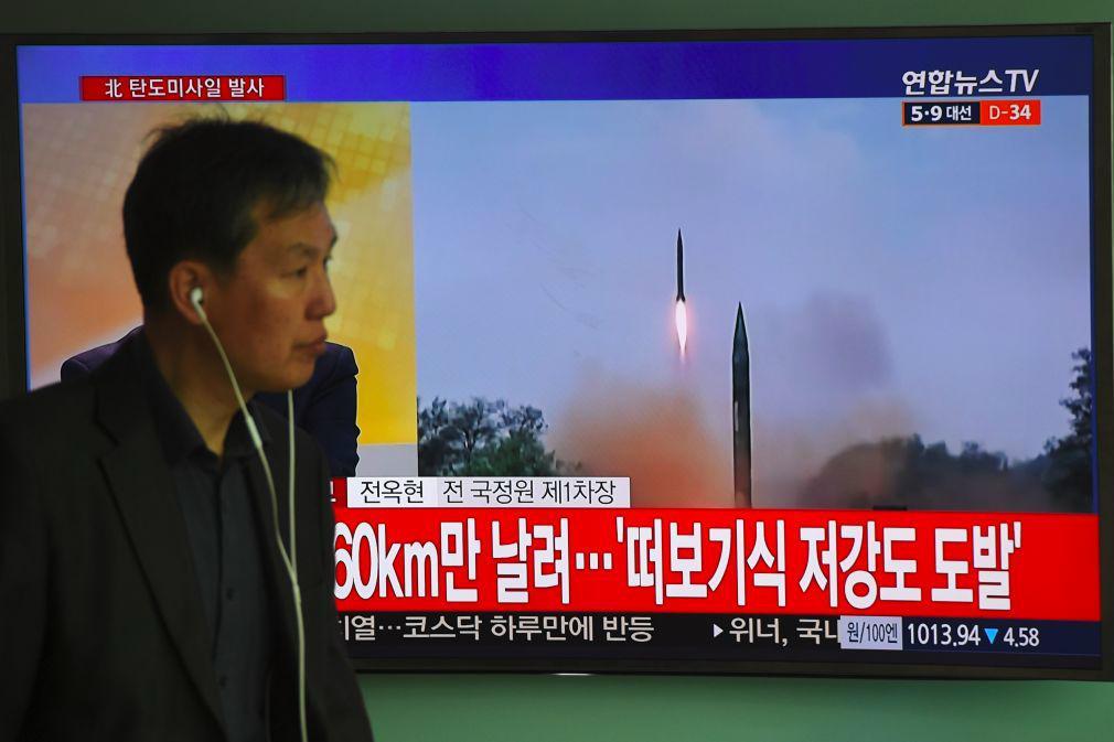 

En nordkoreansk missil skjuts upp. Pyongyang har accelererat sitt atomvapensprogram, det har prioritet, skriver AFP, Foto: Jung Yeon-Je /AFP/Getty Images                                                                                        