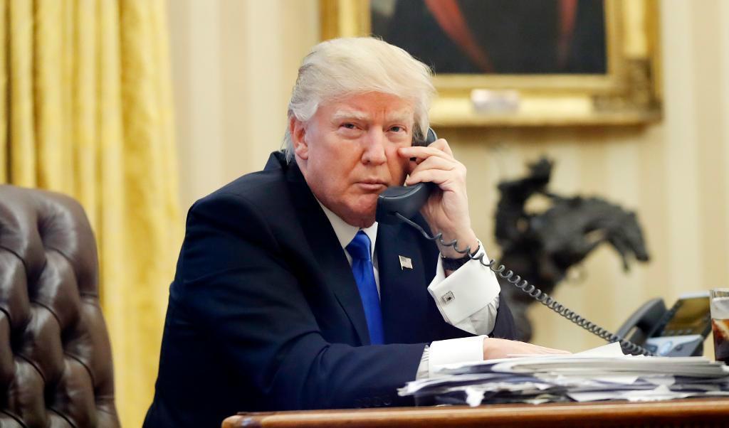 
USA:s president Donald Trump ska tala i telefon med Rysslands president Vladimir Putin. Arkivbild. Foto: Alex Brandon                                            