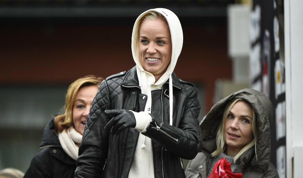 

Caroline Seger var inte ens ombytt när Lyon säkrade ligasegern. Foto: Emil Langvad/TT.  Arkivbild.                                                                                        