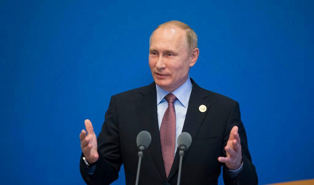 
Rysslands president Vladimir Putin besöker Frankrike nästa måndag den 29 maj. Bilden är från toppmötet i Kina för en vecka sedan. Foto: Aleksandr Zemlianitjenko/AP/TT                                            