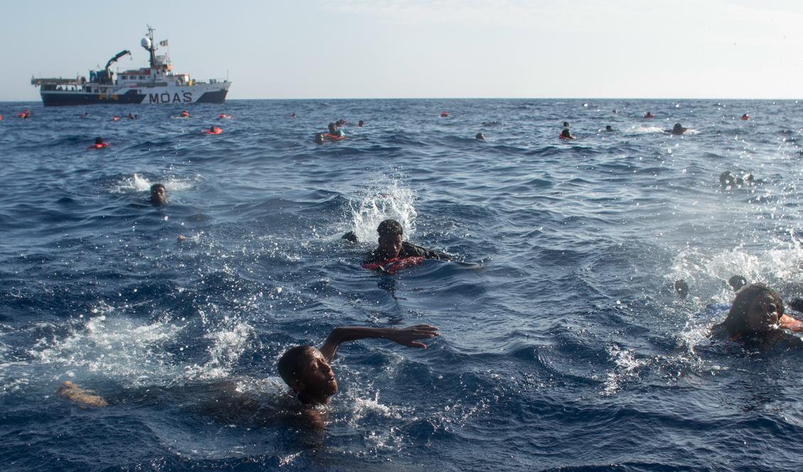 
FN vädjar om pengar för att förhindra den växande humanitära krisen i Libyen. Foto: Chris McGrath/Getty Images)                                            