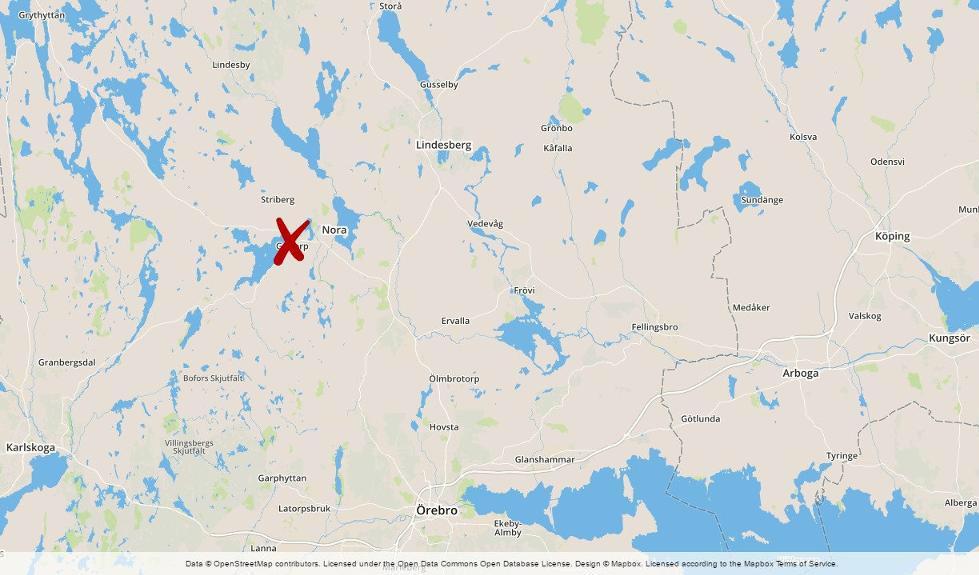 
En person har omkommit vid en explosion i en sprängmedelsfabrik i Gyttorp i Nora kommun. Foto: TT                                            