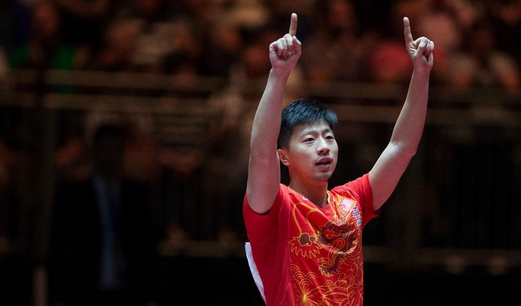 
Ma Long vann herrsingelguldet i bordtennis-VM. Foto: Jonas Guettler/AP/TT                                            
