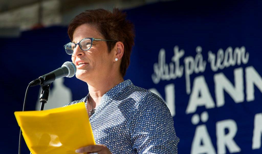Vårdförbundets ordförande Sineva Ribeiro. Arkivbild. Foto: Thomas Johansson/TT