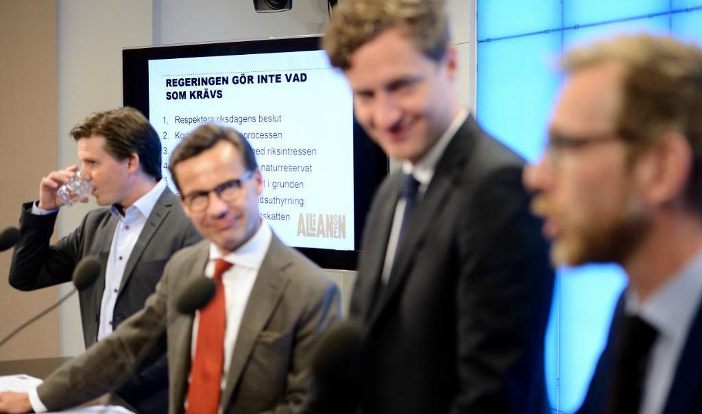
Allianspartierna uppges ha ett nytt besked om hur de ska försöka stoppa regeringens aviserade skattehöjningar. Foto: TT-arkivbild                                            