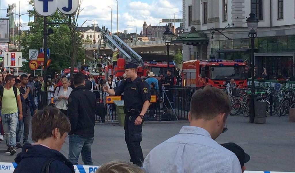 Stockholms centralstation har utrymts efter ett brandlarm. Foto: TT-arkivbild. 
