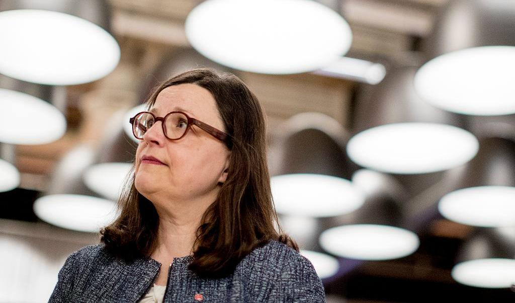 Gymnasie- och kunskapslyftminister Anna Ekström (S). Arkivbild. Foto: TT