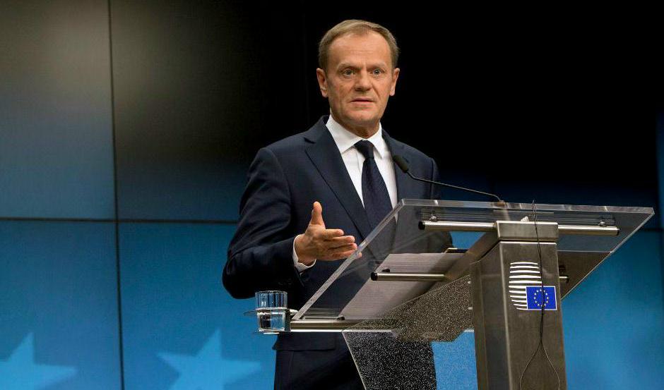 Donald Tusk. Foto: Virginia Mayo/AP/TT-arkivbild