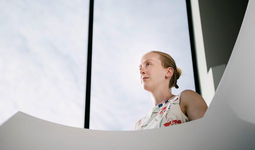 
Anna Ilar, doktorand som forskar på Karolinska institutet. Foto: Erik Simander/TT                                            