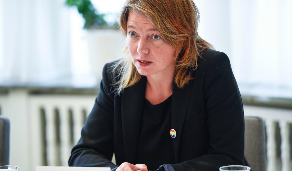 
EU-parlamentsledamoten Malin Björk. Arkivbild.                                            