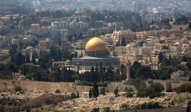 Klippmoskén på Tempelberget i östra Jerusalem. Arkivbild. Foto:
Sebastian Scheiner/AP/TT