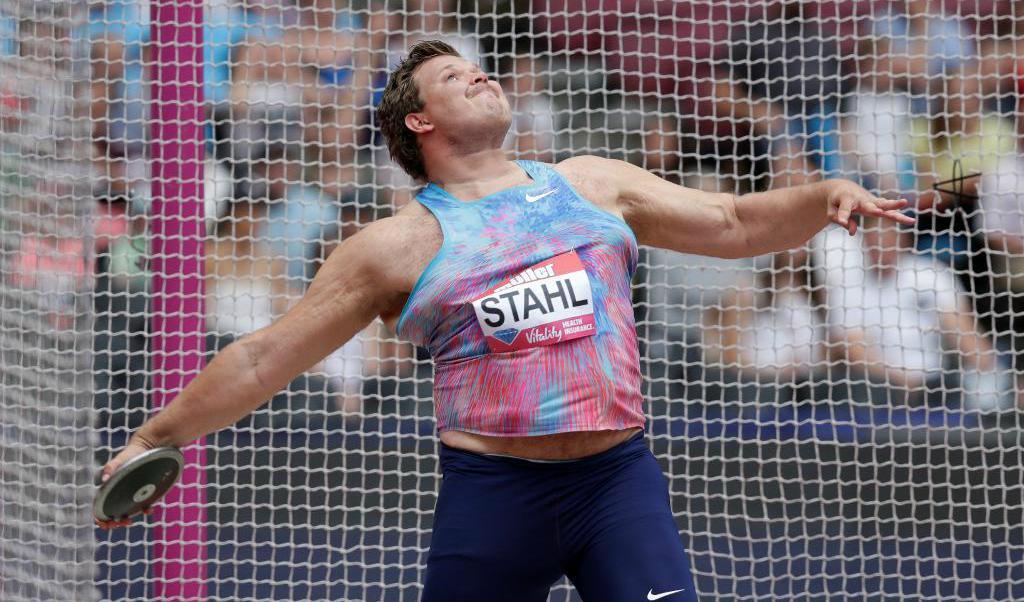 
Daniel Ståhl vann diskustävlingen på Diamond League-galan i London. Foto: Henry Browne/Reuters/TT                                            