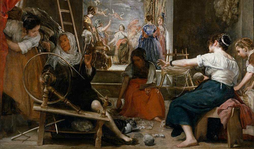 





















Velazquez, Las Hilanderas (1657), detalj.                                                                                                                                                                                                                                                                                                                                                                                                                                                                                                                                                                                                                                                                                                                                                                                                                                                                                                                                                                                                        