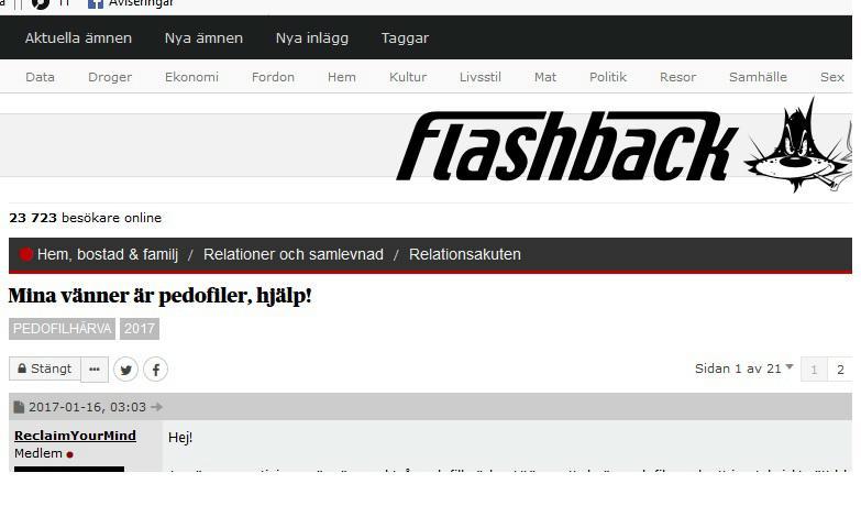 



Ett av offren på Flashback bad om hjälp för att få fast de två bröderna. Det lyckades då båda bröderna åkte fast för grova våldtäkter. Men nu har hovrätten sänkt deras straff. Foto: skärmdump                                                                                                                                                                                