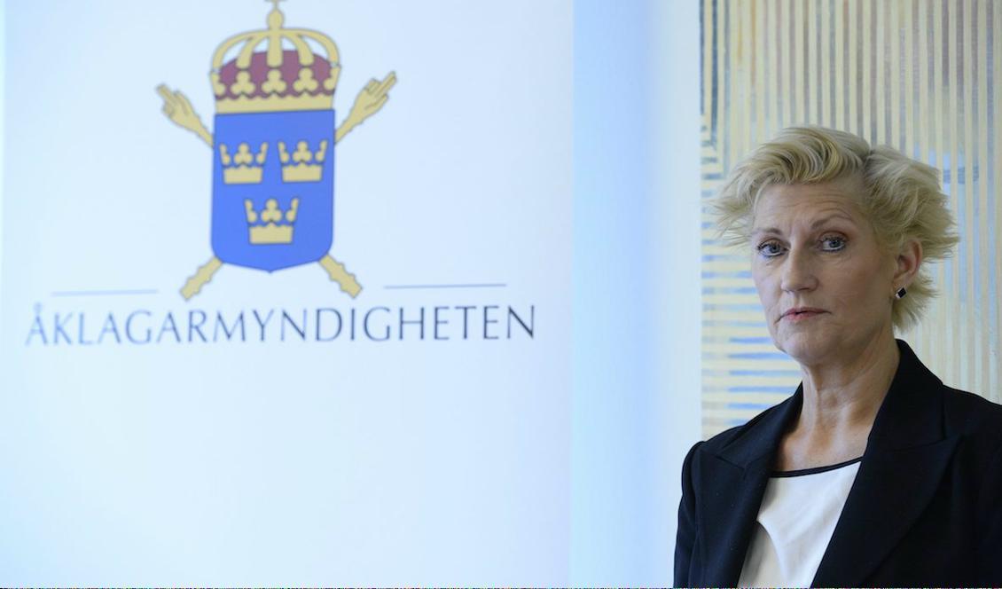 
Åklagaren Christina Voigt. Foto: Janerik Henriksson / TT/Arkivbild.                                            