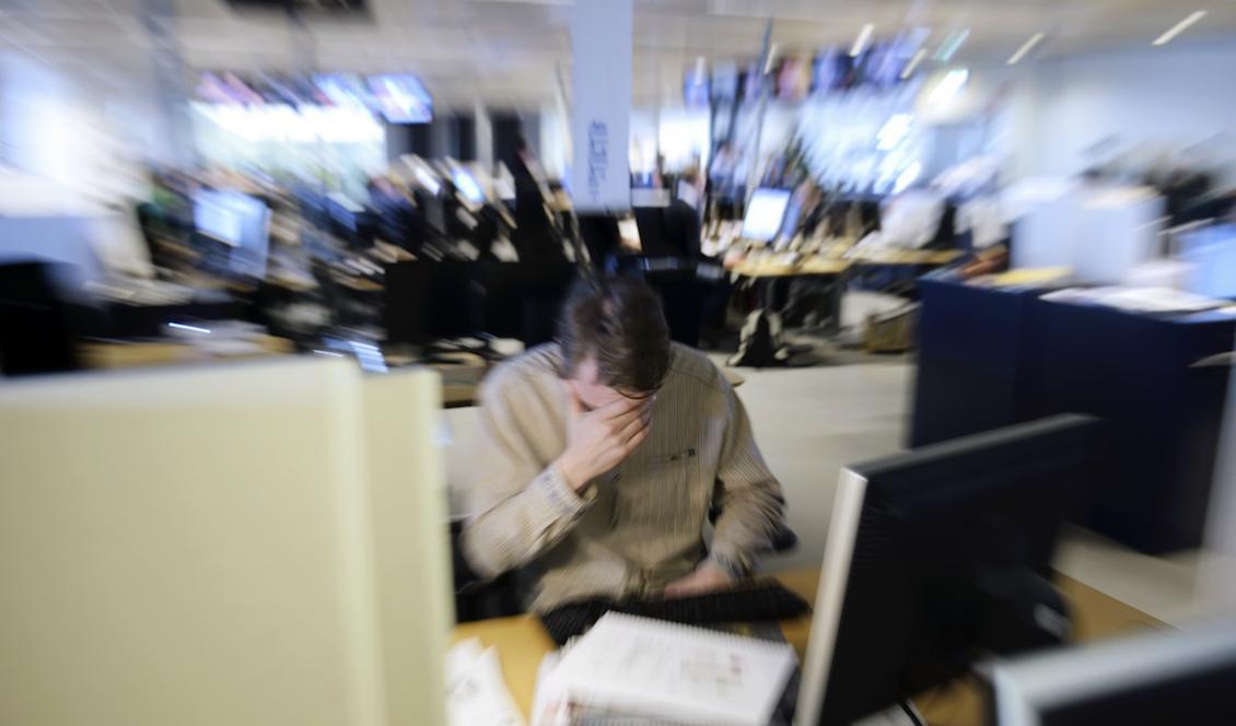 

Salivtest kan enligt en ny studie avgöra människors stressnivåer. Foto: Henrik Montgomery/TT/Arkivbild.                                                                                        