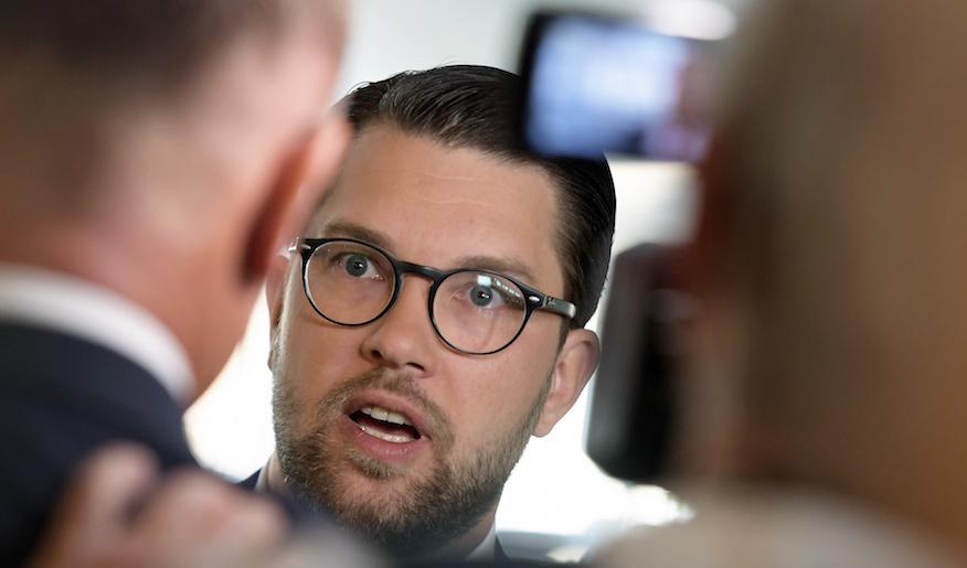 
Sverigedemokraternas partiledare Jimmie Åkesson. Foto: Janerik Henriksson/TT/Arkivbild.                                            