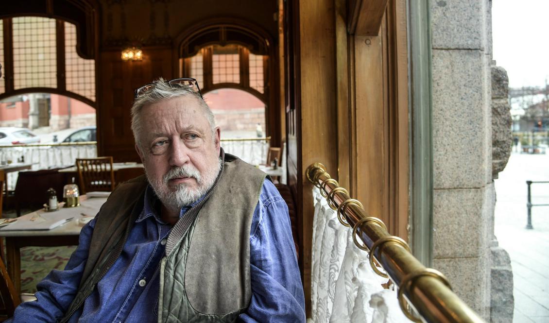 Leif GW Persson lanserar ett brädspel. Foto: Anders Wiklund/TT/Arkivbild