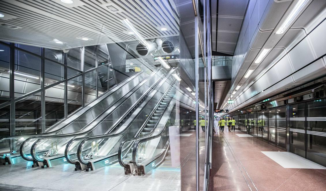 Stockholm City öppnar åter – men en del rulltrappor förblir stillastående. Foto: Adam Wrafter/SvD/TT-arkivbild