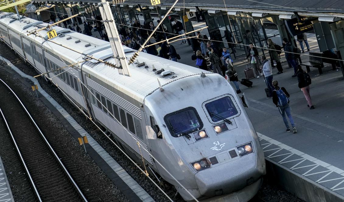 
SJ stoppar all biljettförsäljning till helgens X 2000-avgångar. Foto: Johan Nilsson/TT-arkivbild                                            