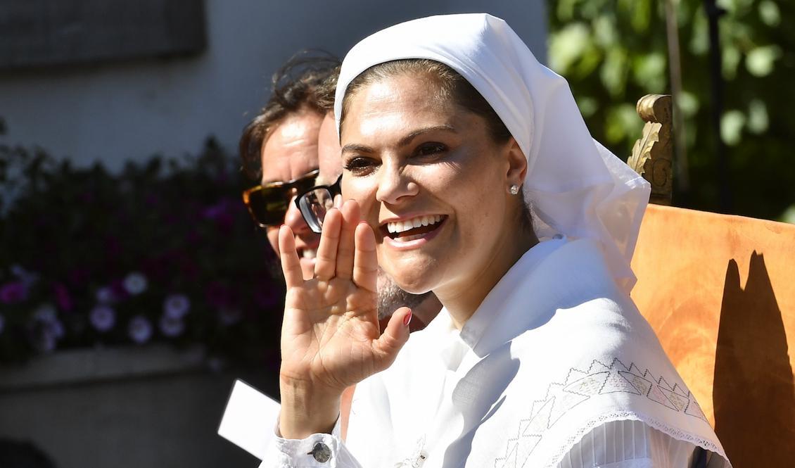 Kronprinsessan Victoria fyller 41 år i dag och födelsedagen firas traditionsenligt på Öland. Foto: Jonas Ekströmer/TT/Arkivbild