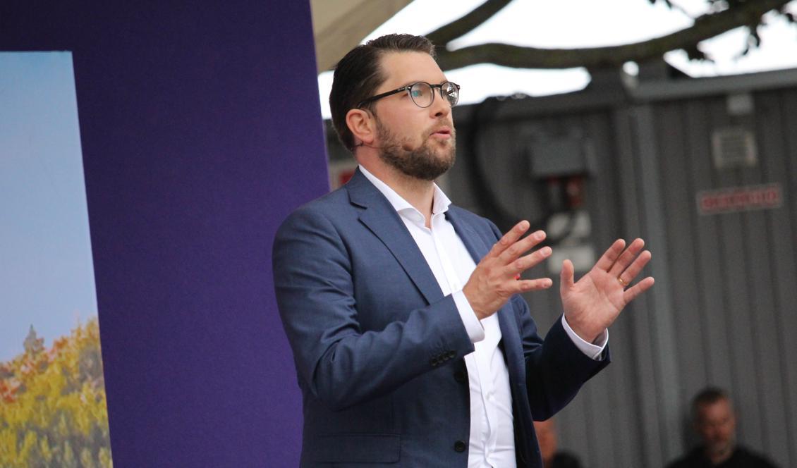 


Jimmie Åkesson. Bilden är från Almedalsveckan i Visby under juli 2018.
Foto: Susanne W. Lamm/Epoch Times-arkivbild.                                                                                                                                    