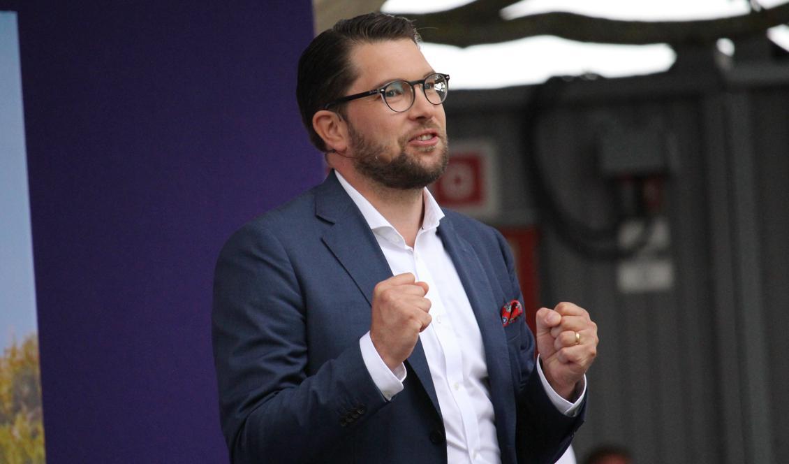 Jimmie Åkesson, partiledare för Sverigedemokraterna. Foto: Susanne W. Lamm/Epoch Times-arkivbild