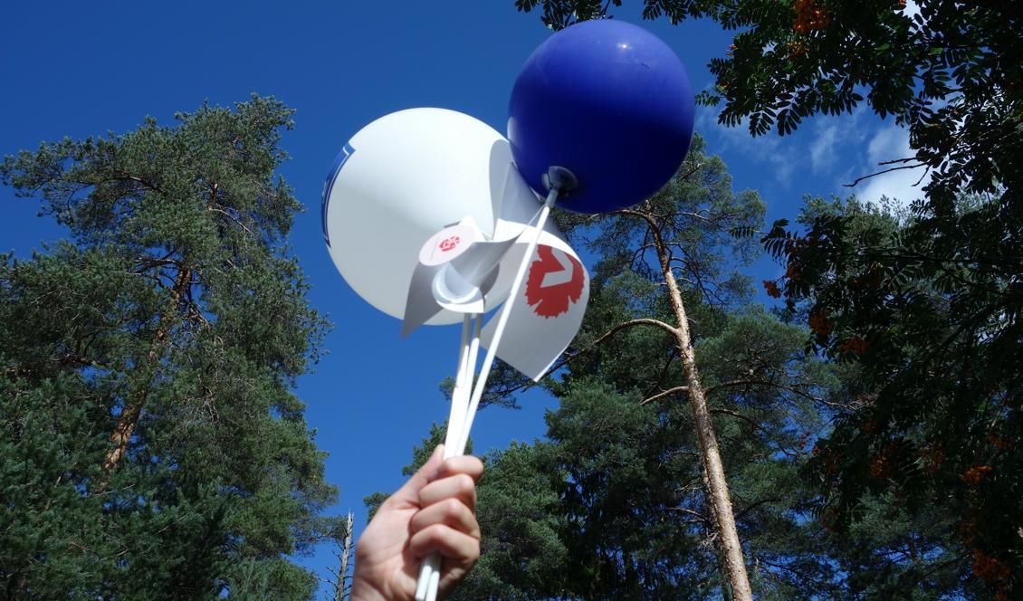 




Alla partier ville vara snälla mot barnen vid valstugebesöket. Foto: Eva Sagerfors                                                                                                                                                                                                                            