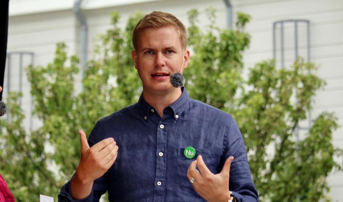 Gustav Fridolin, Miljöpartiets språkrör. Foto: Epoch Times-arkivbild