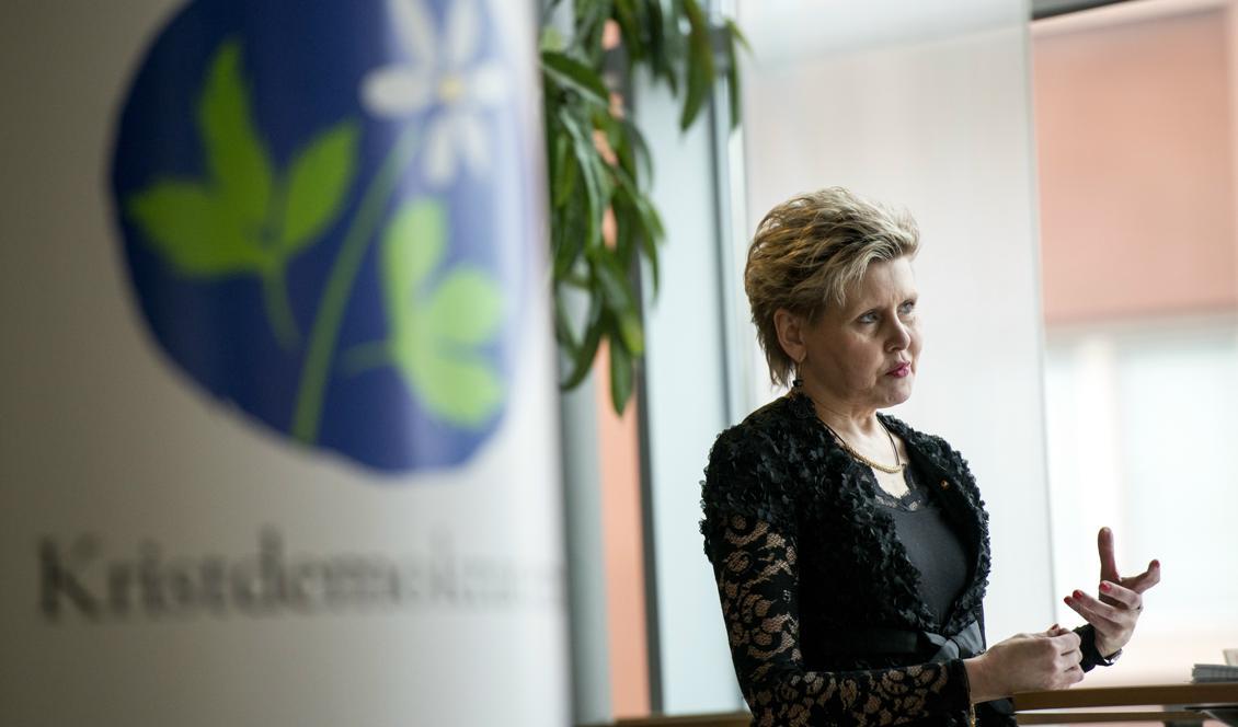Penilla Gunther (KD) hoppar av sin riksdagskandidatur efter Aftonbladets granskning av hennes reseräkningar. Foto: Pavel Koubek/TT-arkivbild