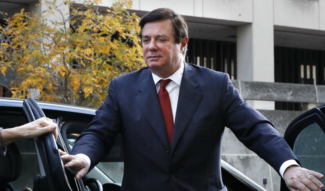 
Paul Manafort. Foto: Jacquelyn Martin/TT. Arkivbild från 2017.                                            