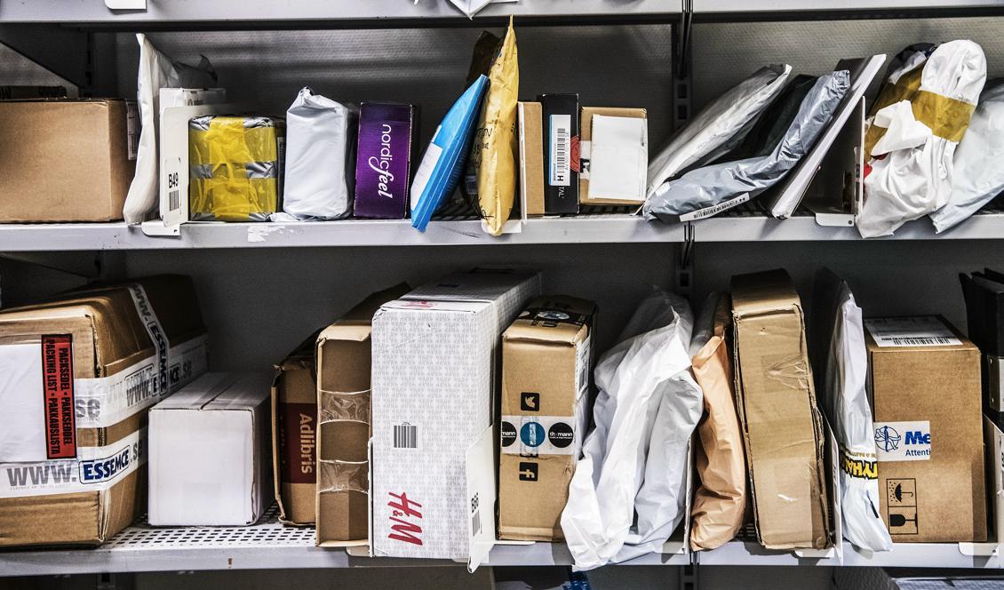 Det blir dyrare att skicka paket i jul Foto: Tomas Oneborg/SvD/TT-arkivbild