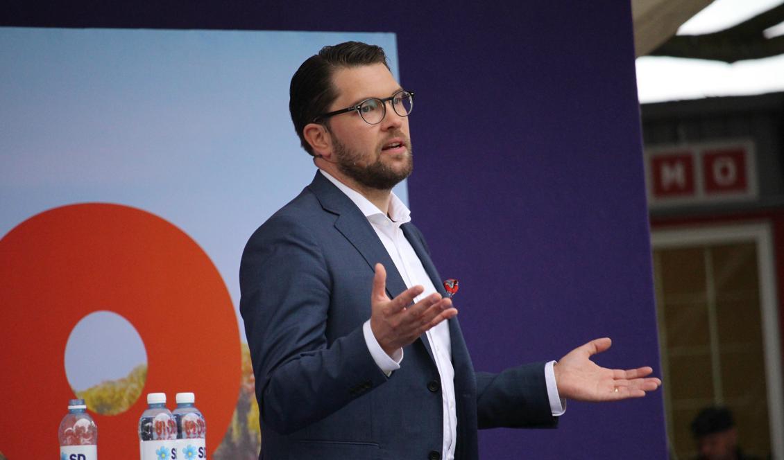 

Sverigedemokraternas partiledare Jimmie Åkesson. Foto: Epoch Times-arkivbild                                                                                        