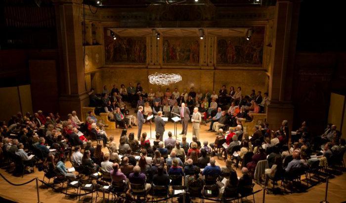 
Gallicantus framträder på Princeton University Concerts Up Close. Foto: Andrew Wilkinson                                            