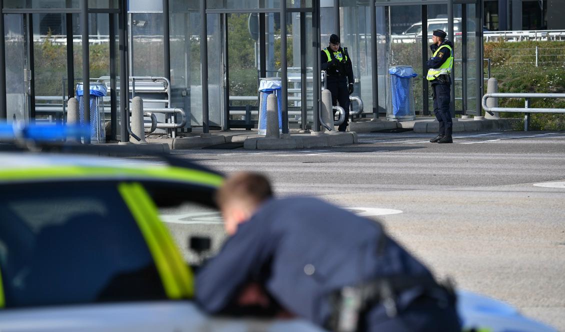Öresundsbron är stängd i riktning mot Sverige. Orsaken är en "speciell händelse", uppger Öresundsbrokonsortiet. Foto: Johan Nilsson/TT
