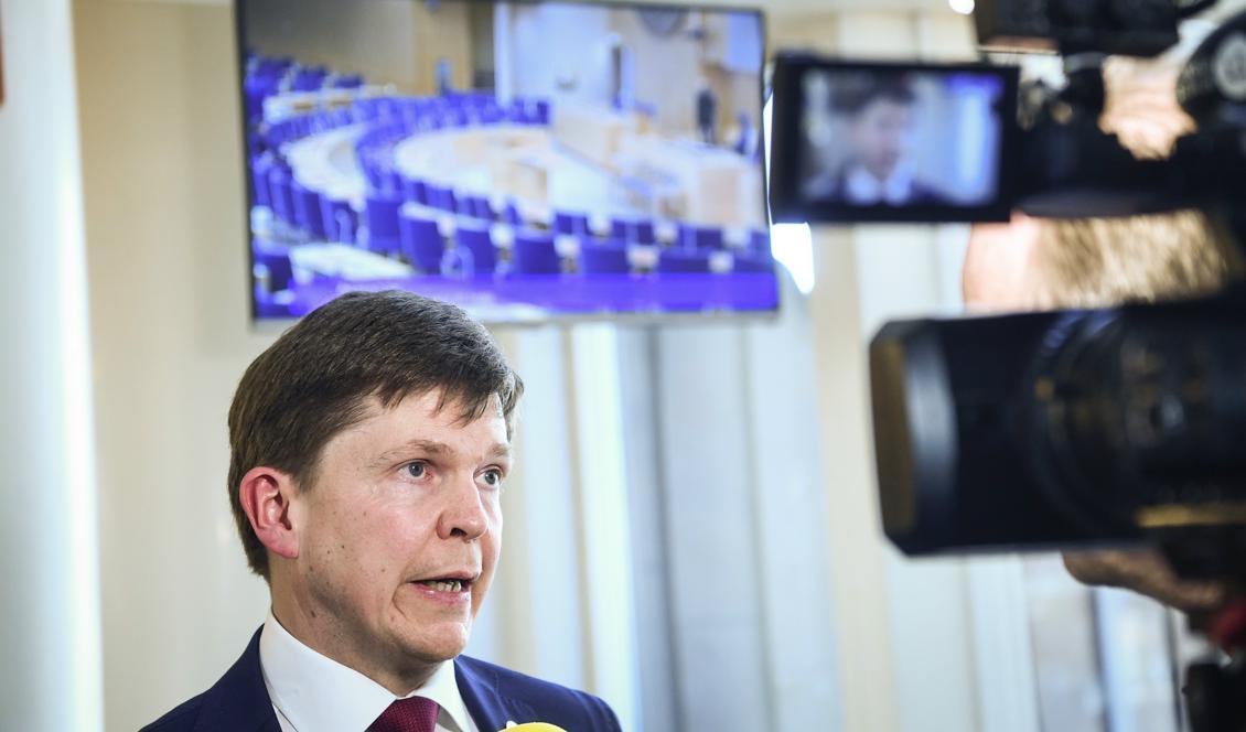 

Andreas Norlén (M) väljs troligen till riksdagens talman i dag. Foto: Henrik Montgomery/TT-arkivbild                                                                                        