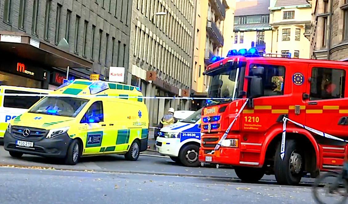 
Ett brev med någon form av pulver har skickats till ett företag på Östermalm i Stockholm. Foto: Marko Säävälä/TT.                                            