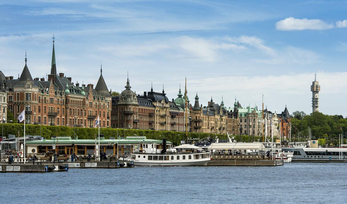 Strandvägen i Stockholm är en av de dyraste adresserna att köpa bostadsrätt på, enligt en färsk sammanställning. Foto: Claudio Bresciani/TT-arkivbild