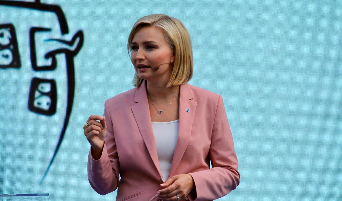 Kristdemokraternas partiledare Ebba Busch Thor. Foto: Susanne W Lamm/Epoch Times