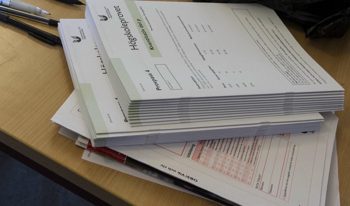
I dag väcks åtal mot de personer som misstänks ha legat bakom organiserat fusk på högskoleprovet. Foto: Bertil Enevåg Ericson/TT-arkivbild                                            
