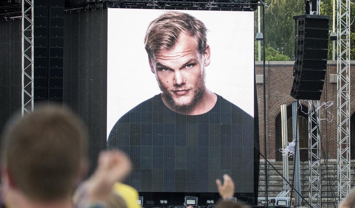 
Den bortgångne artisten Avicii prisades postumt under galan på söndagen. Foto: Christine Olsson/TT-arkivbild                                            