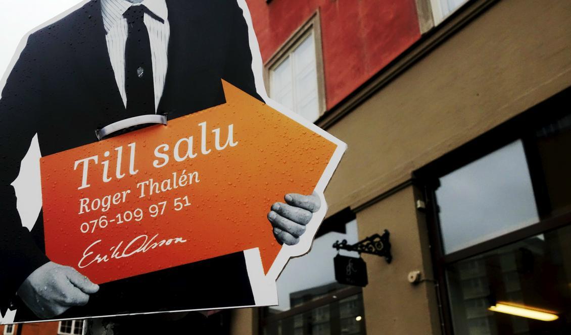 Utbudet av bostadsrätter var stort i oktober. Foto: Hasse Holmberg/TT-arkivbild