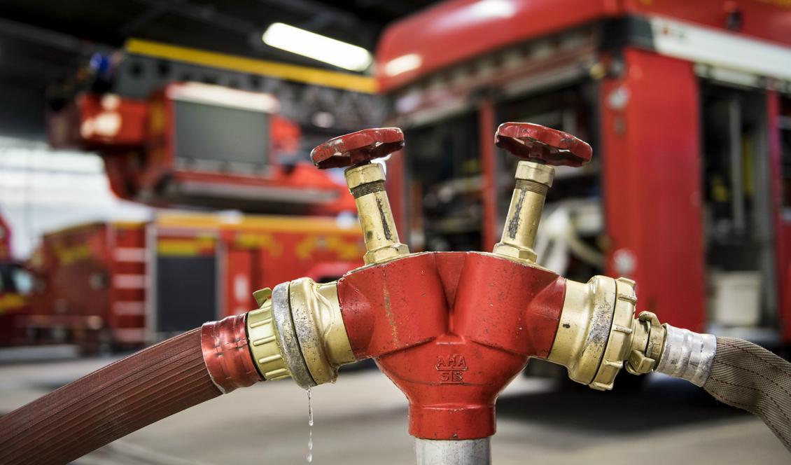 En brandstation i Storuman såldes av misstag av kommunen. Foto: Pontus Lundahl/TT-arkivbild