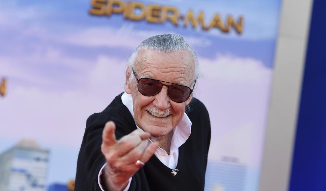 Marvel-grundaren Stan Lee. Foto: Jordan Strauss/TT-arkivbild